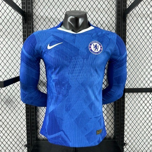 Chelsea Home Long Sleeve Jersey 25/26 - Player Version