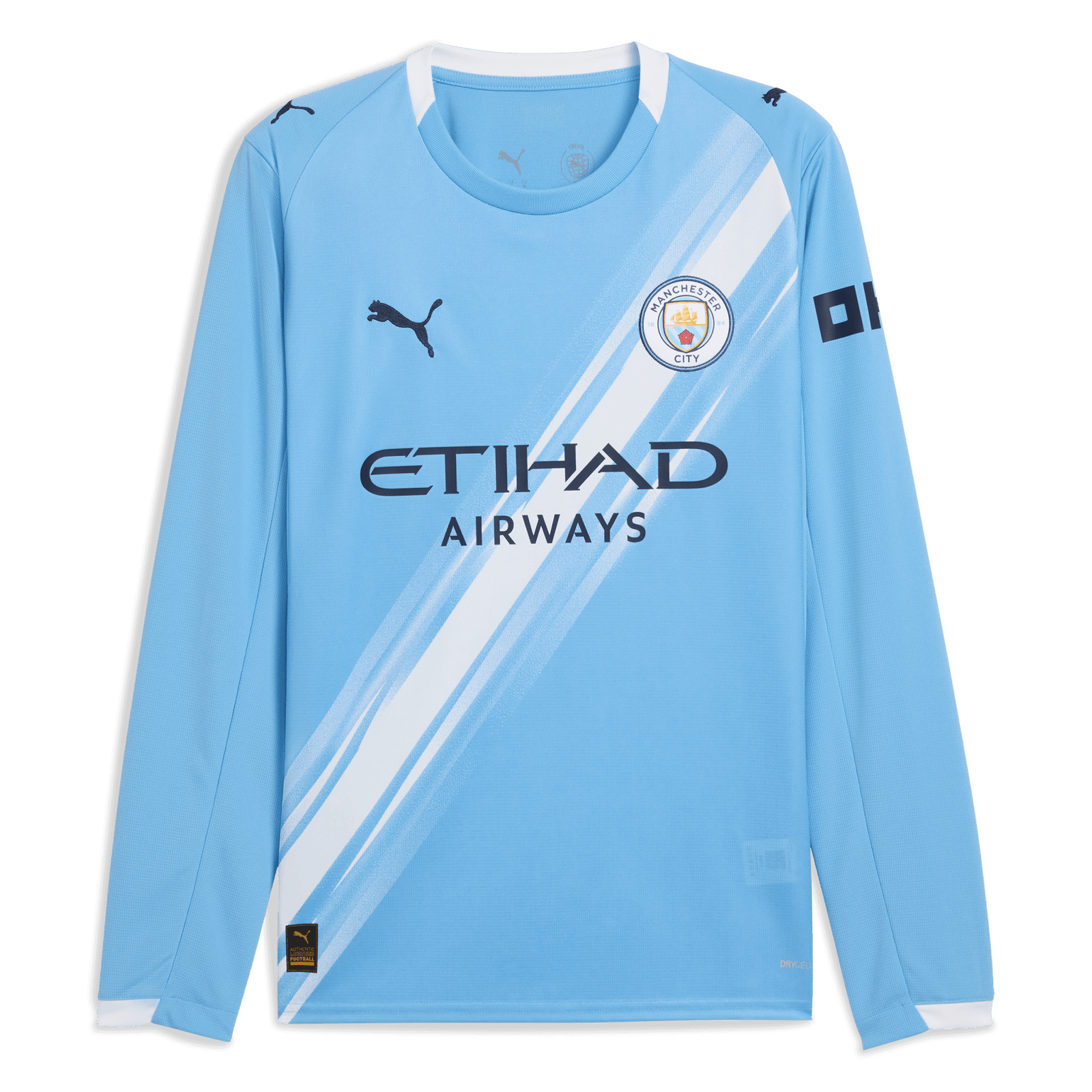 Manchester City Home Long Sleeve Jersey 25/26
