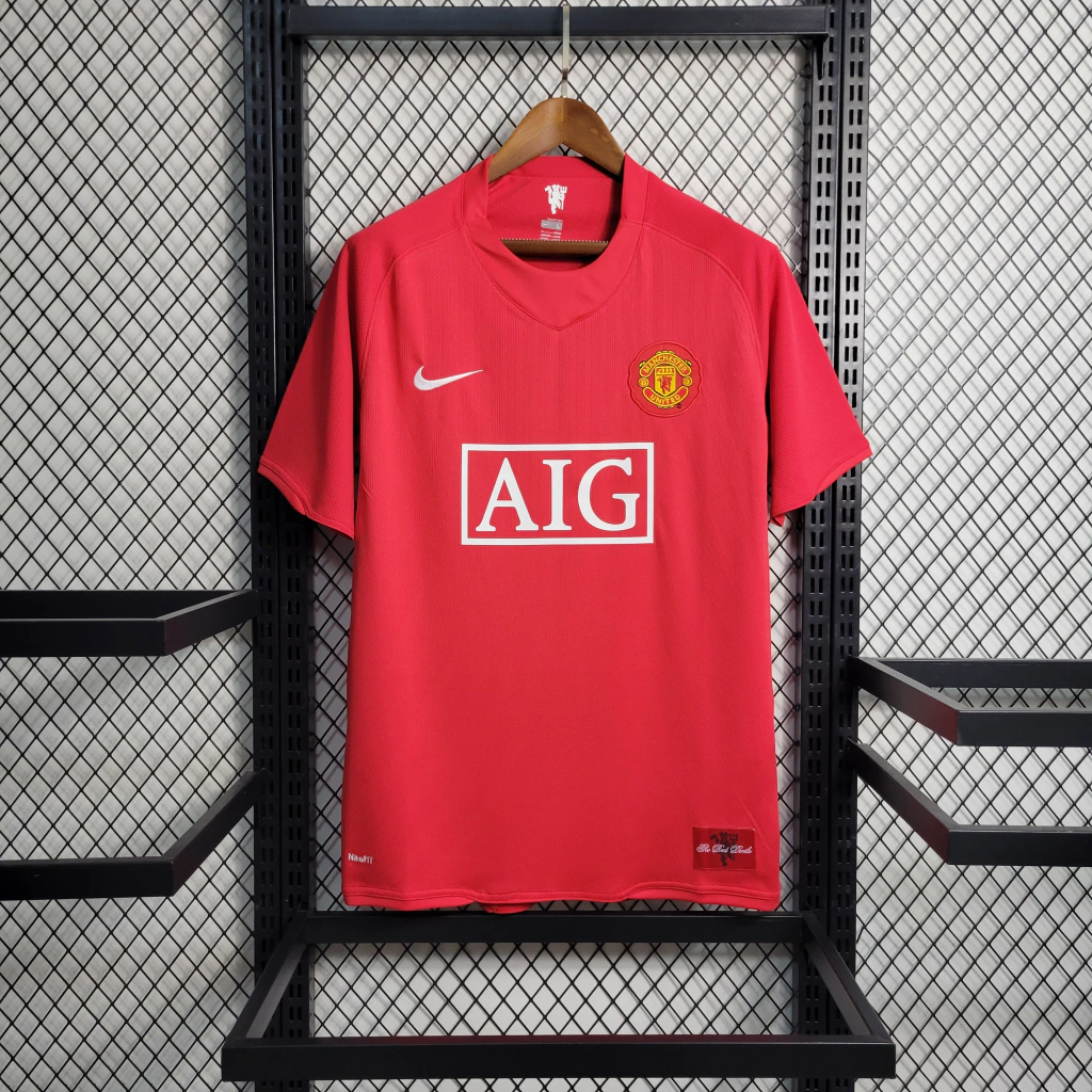 Manchester United Retro Home Jersey 07/09