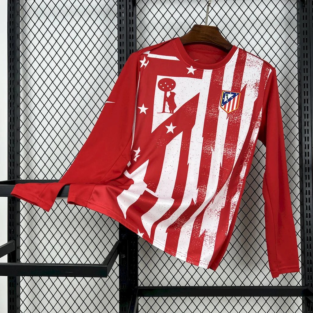Atlético de Madrid Pre-Match Home Long Sleeve Jersey 25/26