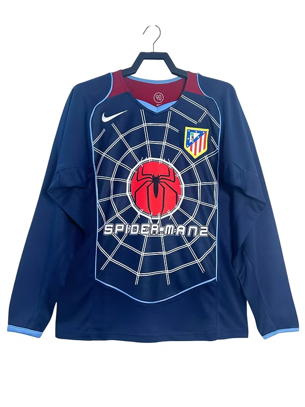 Atlético de Madrid Retro Away "Spider-Man 2" Long Sleeve Jersey 04/05