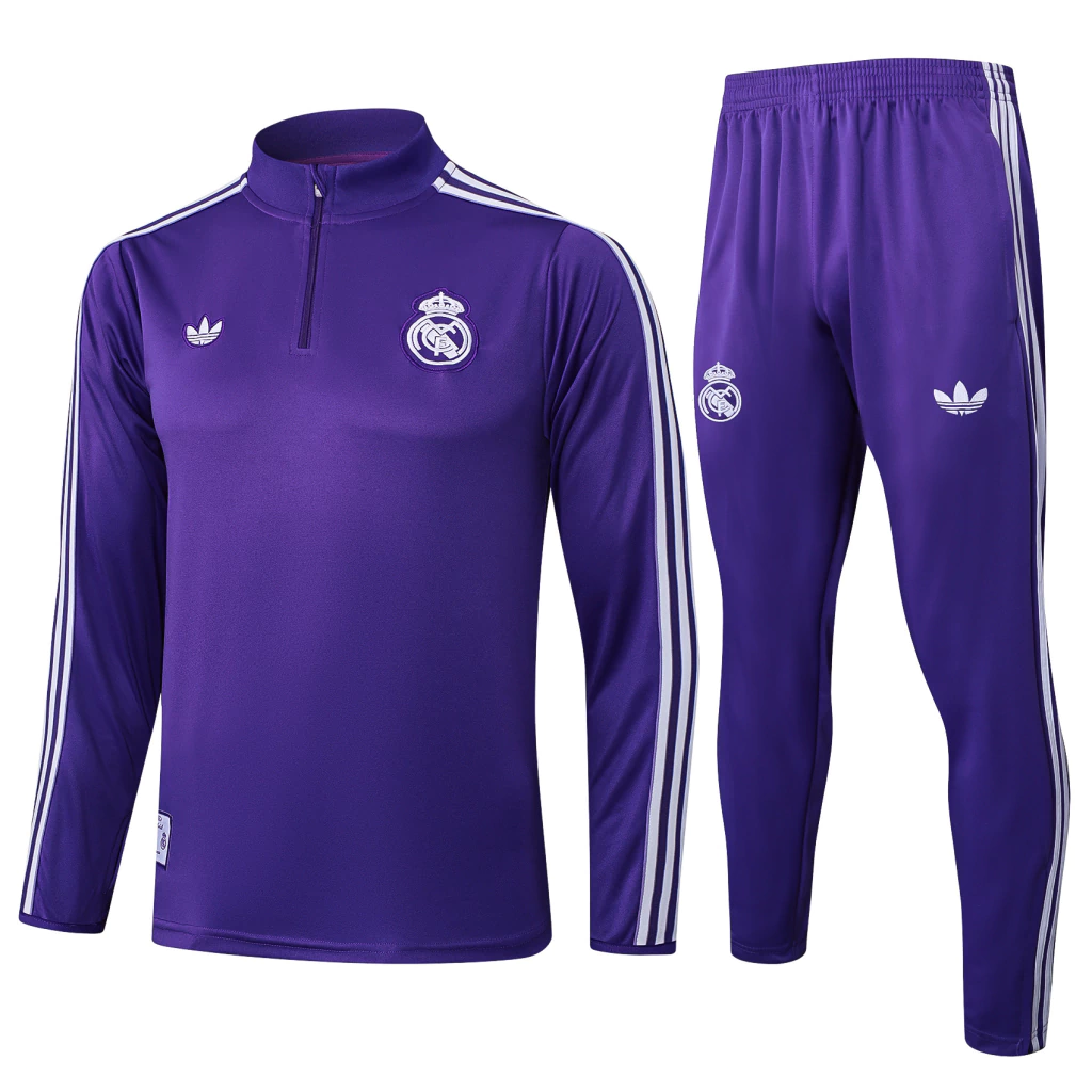 Real Madrid Purple Training Tracksuit 25/26