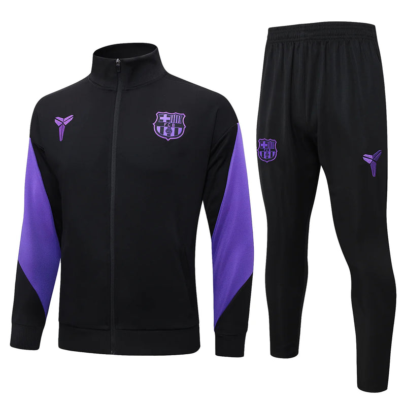 Barcelona Black & Purple Training Tracksuit 25/26