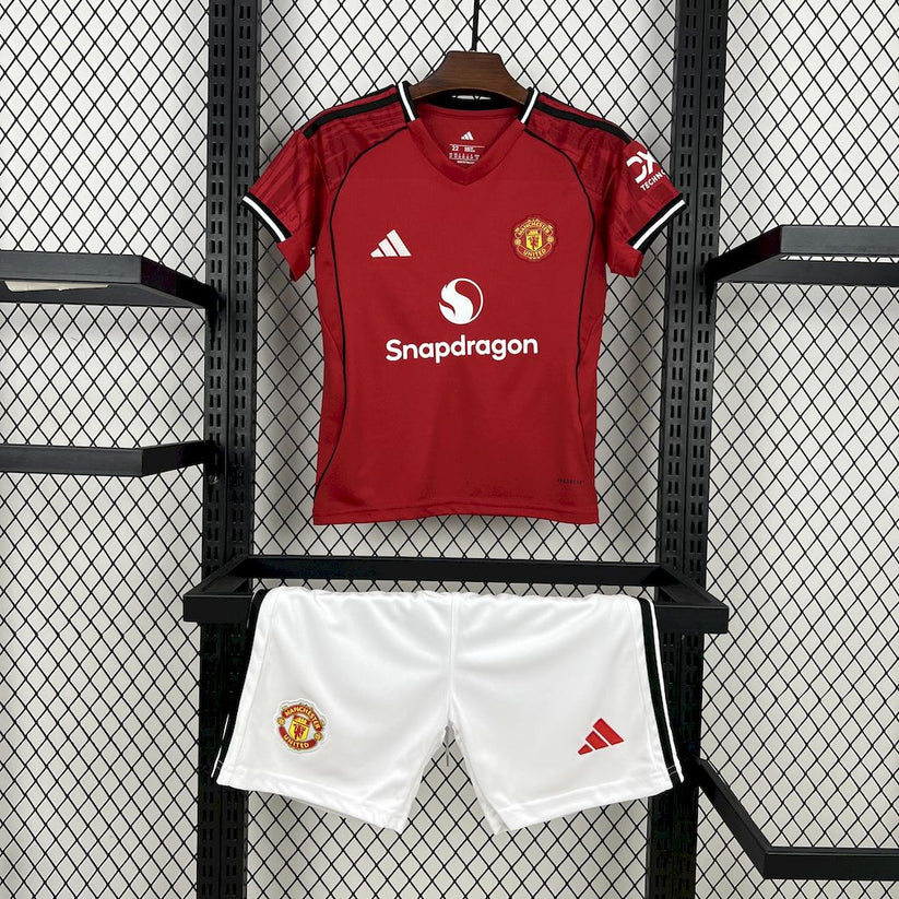 Manchester United Home Kids Kit 25/26