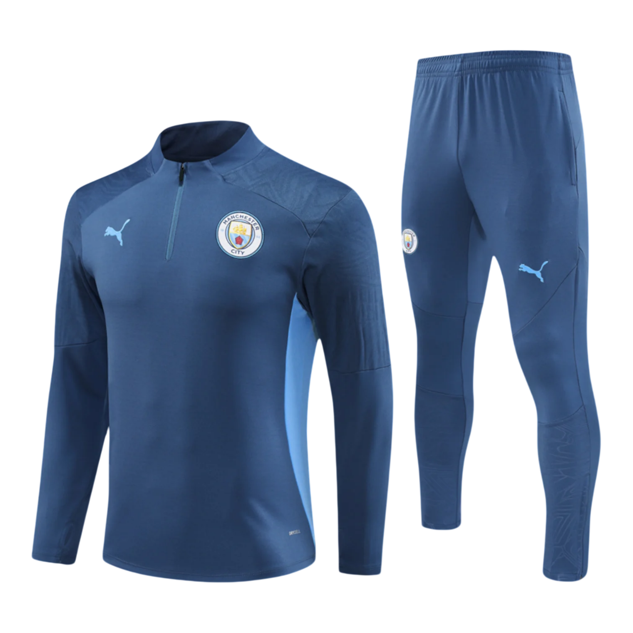 Manchester City Navy Blue Training Tracksuit 24/25