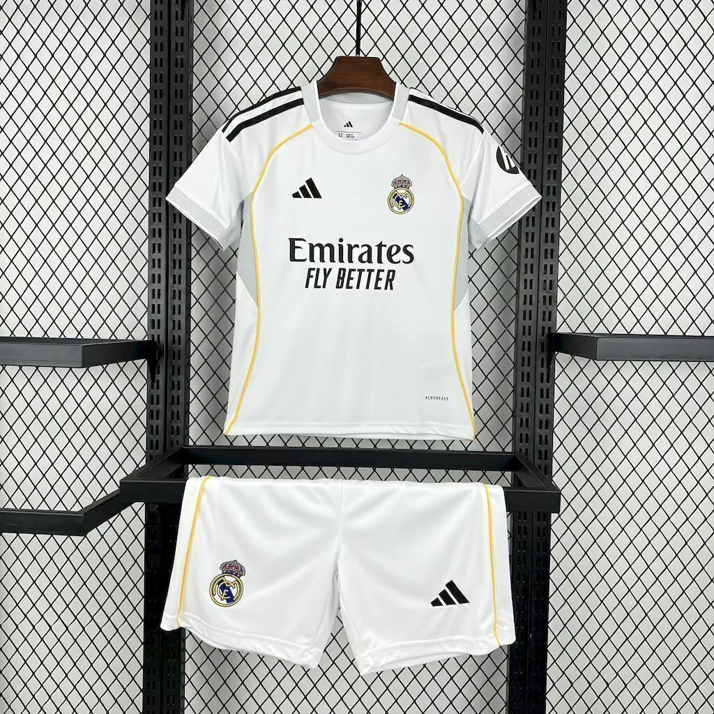 Real Madrid Home Kids Kit 25/26