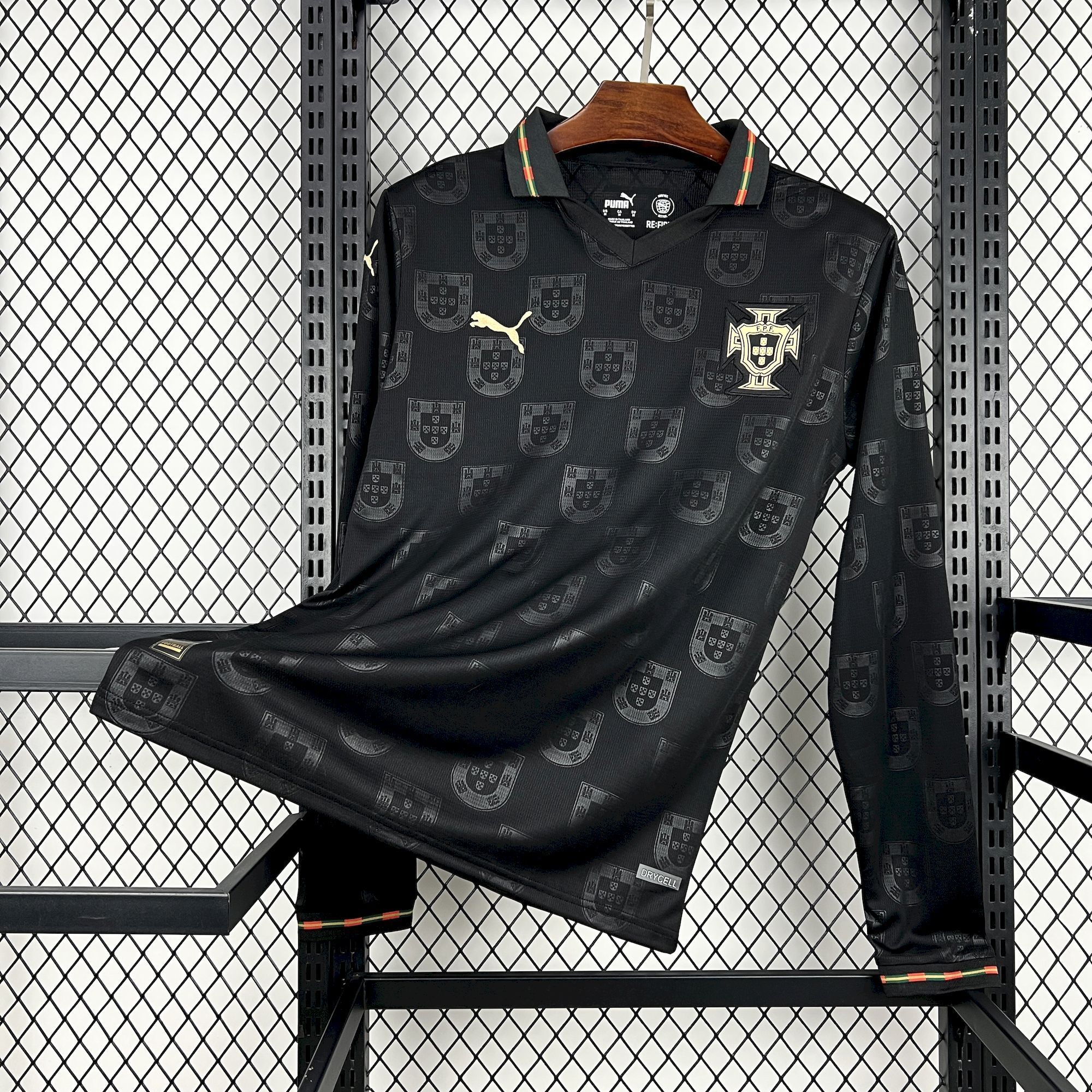 Portugal Eusébio Tribute Long Sleeve Jersey 2025