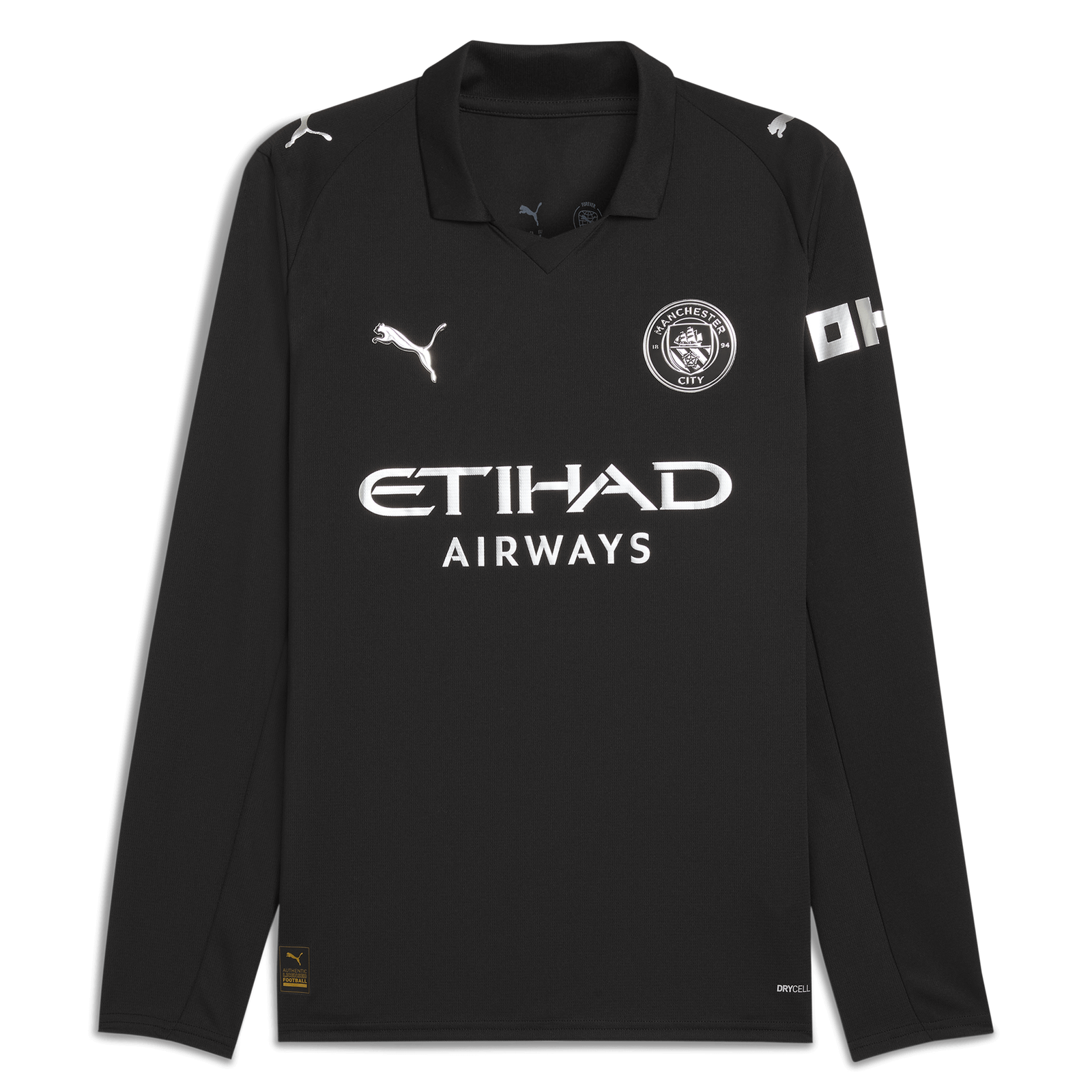 Manchester City Away Long Sleeve Jersey 25/26