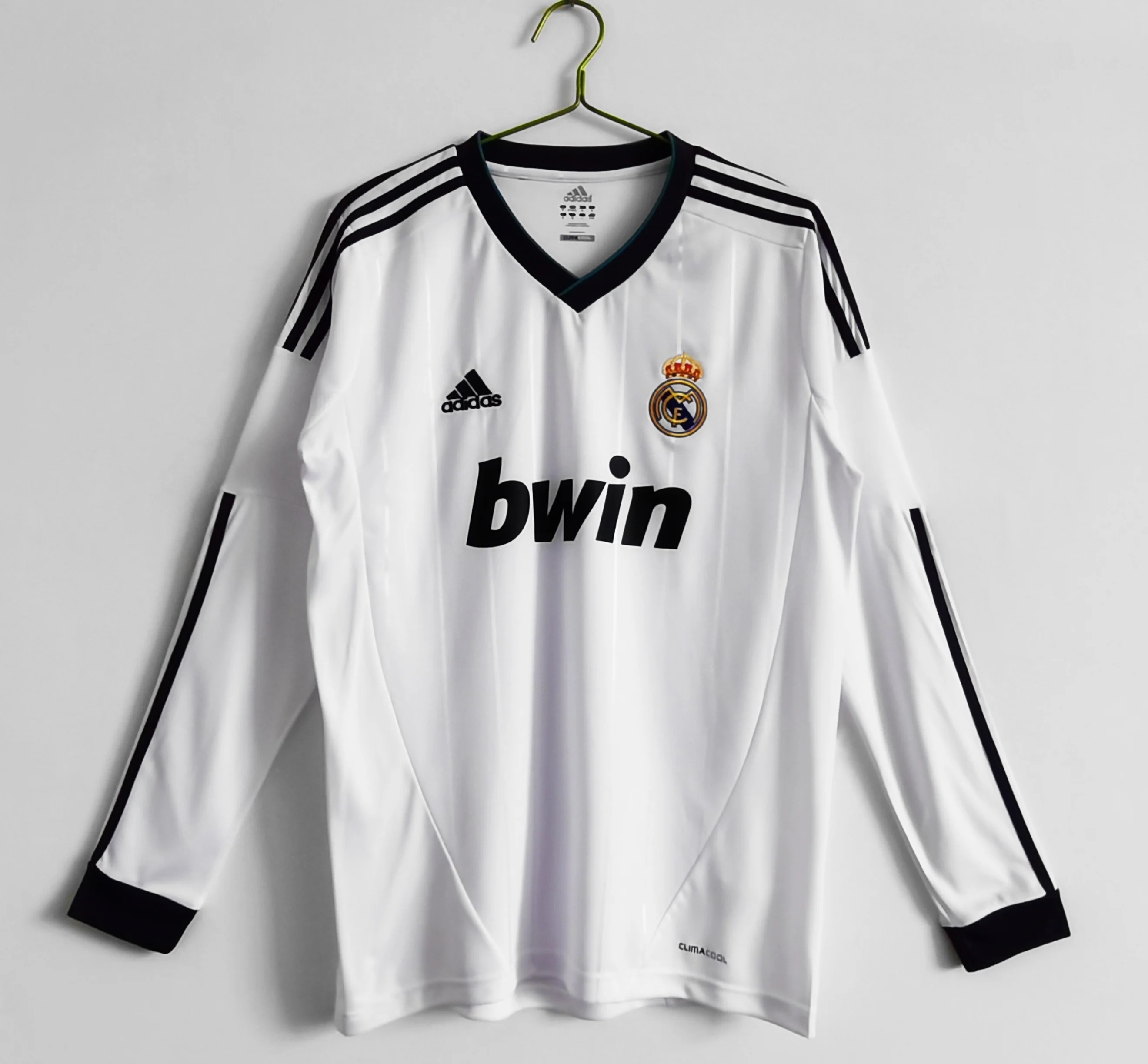 Real Madrid Home Long Sleeve Jersey 12/13