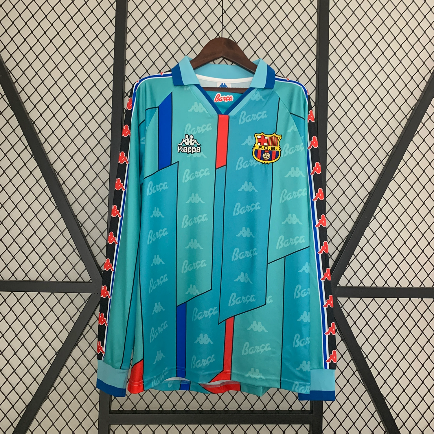 Barcelona Retro Away Long Sleeve Jersey 95/97
