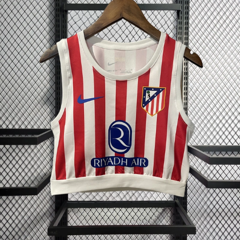Atlético de Madrid Home Crop Top Jersey 25/26