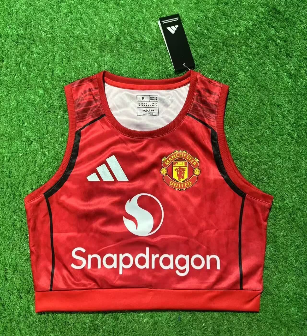 Manchester United Home Crop Top Jersey 25/26