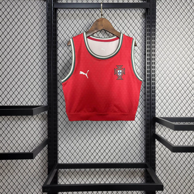 Portugal Home Crop Top Jersey 2025