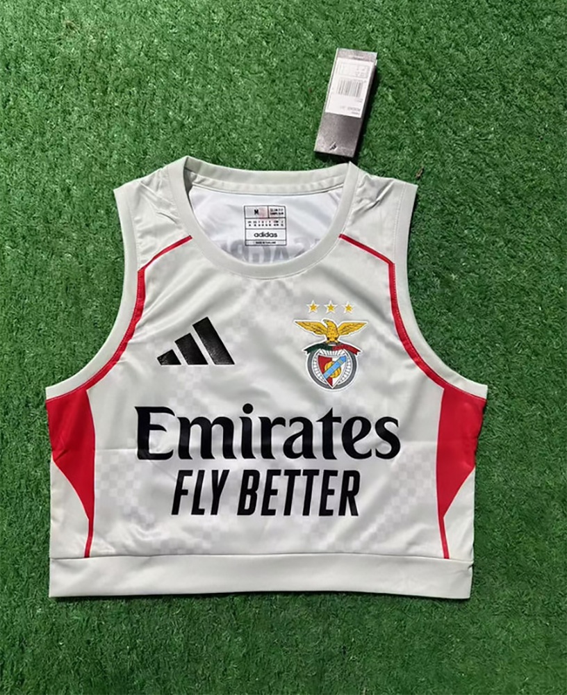 Benfica Away Crop Top Jersey 25/26
