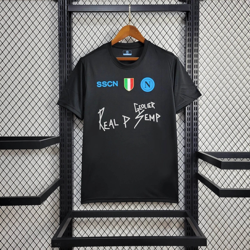 Napoli Geolier Special Edition Black Jersey 23/24