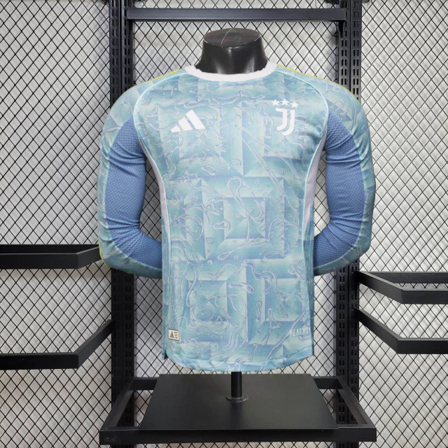 Juventus Away Long Sleeve Jersey 25/26 - Player Version