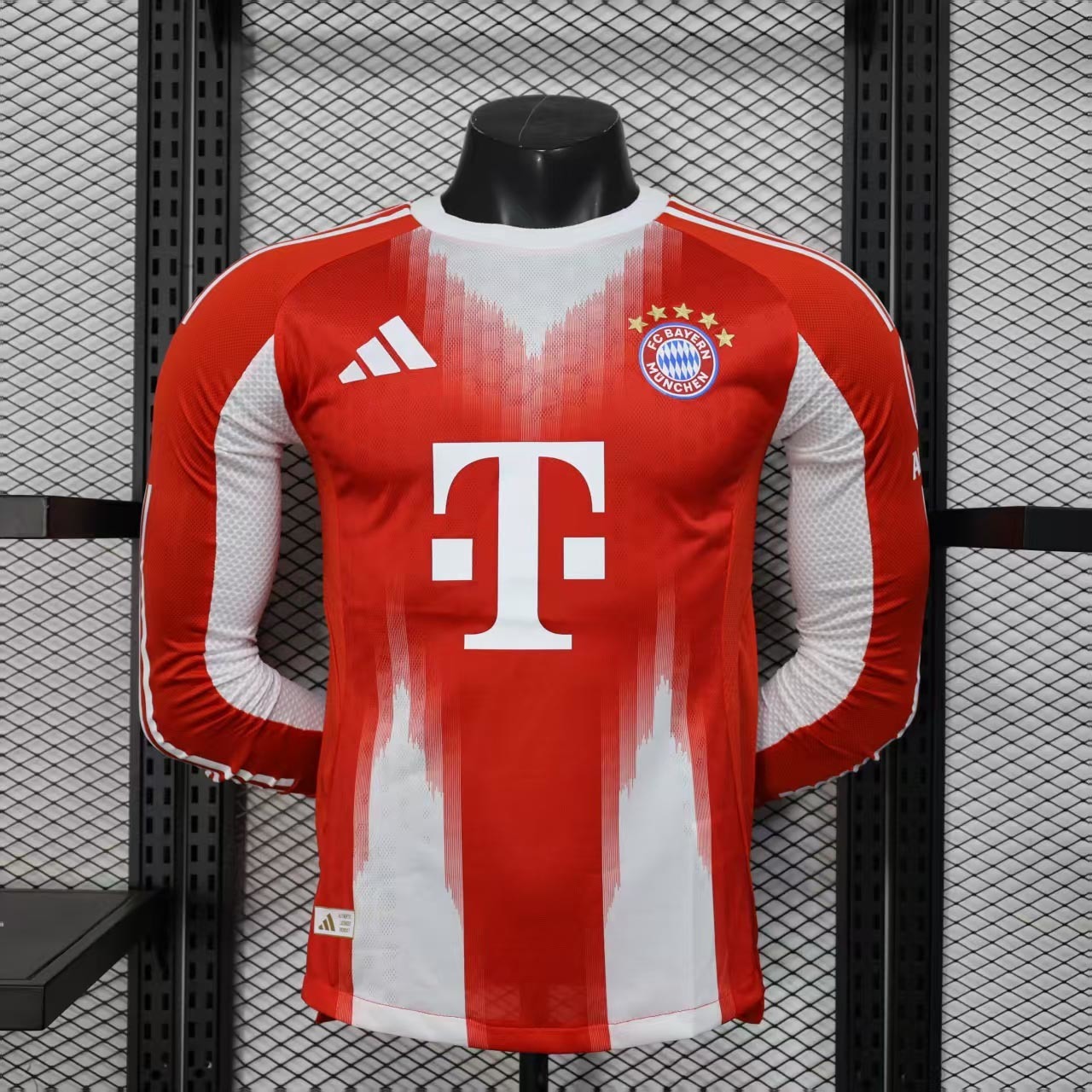 Bayern Home Long Sleeve Jersey 25/26 - Player Version