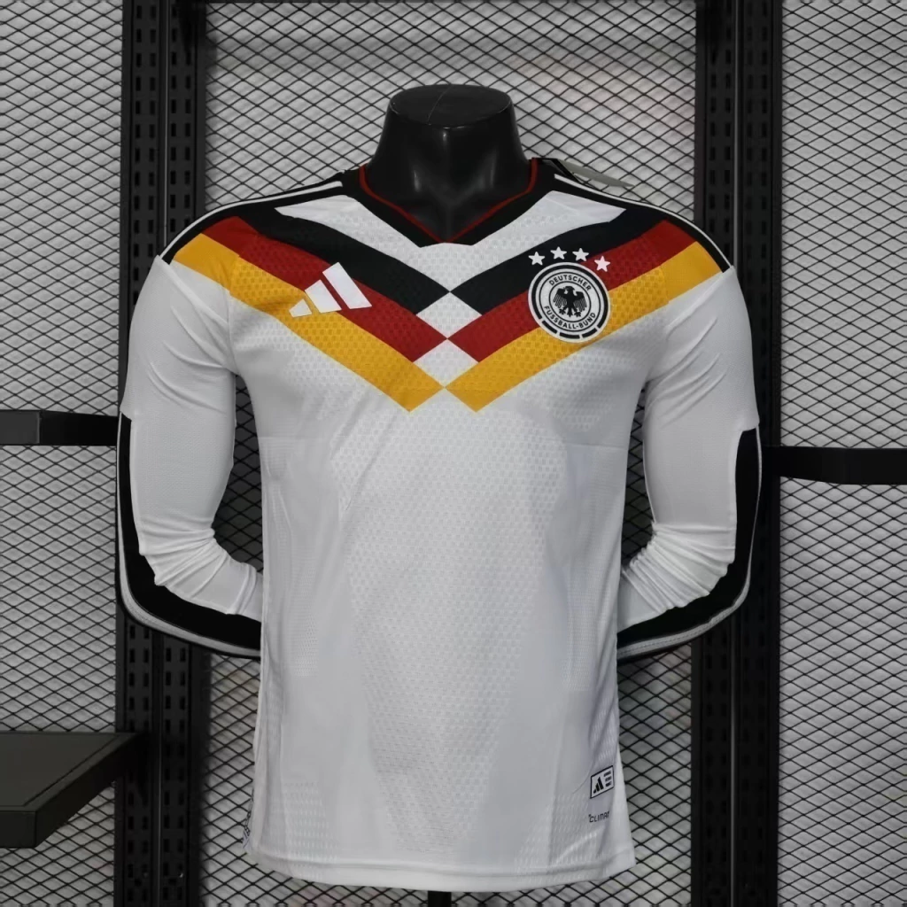 Germany Home Long Sleeve Jersey 2026 - World Cup and Player Version