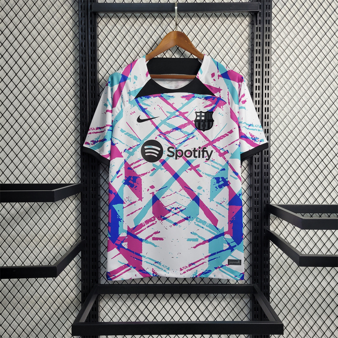 Barcelona Pink & Turquoise Splash Concept Kit Jersey 23/24