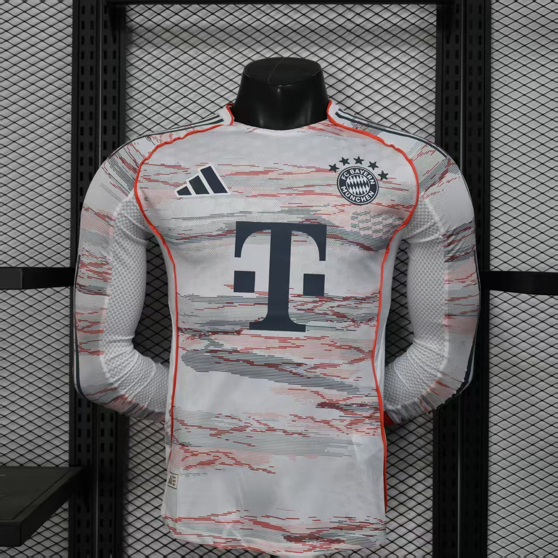 Bayern Away Long Sleeve Jersey 25/26 - Player Version