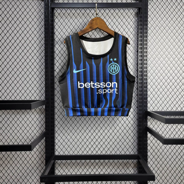 Inter Milan Home Crop Top Jersey 25/26